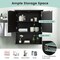 Costway Wall Mount Bathroom Cabinet Wooden Medicine Cabinet Storage Organizer